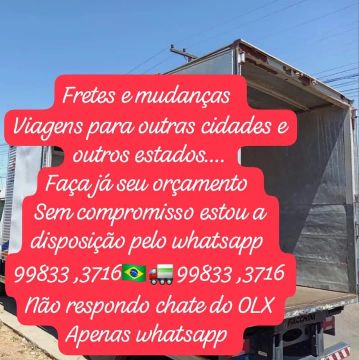Fretes e mudanças viagens 
