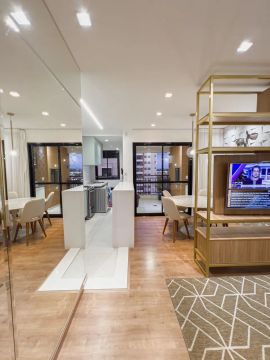 APARTAMENTO LINDO, MOBILIADO NO CENTRO POLITICO