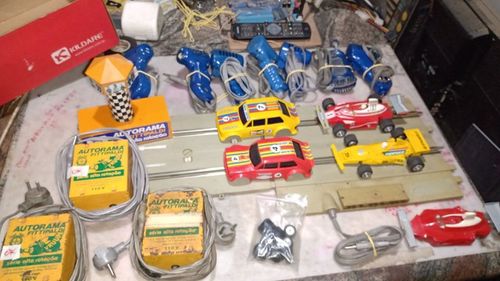 Antigo autorama Fittipaldi série alta rotação com vários upgrade