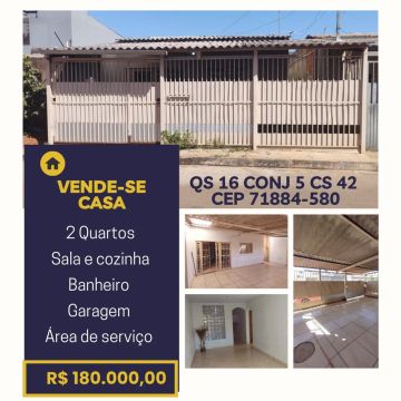 Vende-se Casa No Riacho fundo 2 