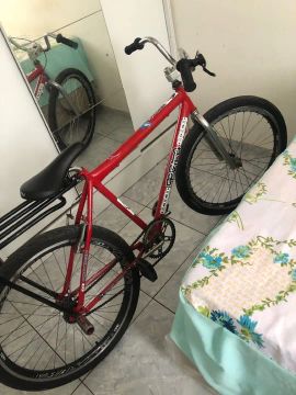 Bicicleta Vermelha Aro 26
