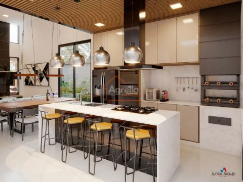 CASA DE LUXO Á VENDA CONDOMÍNIO RESERVATA DA MATA, MOGI MIRIM-SP COM SUÍTE MASTER
