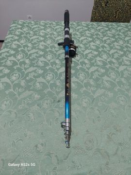 Conjunto de Vara de Pescar Telescópica