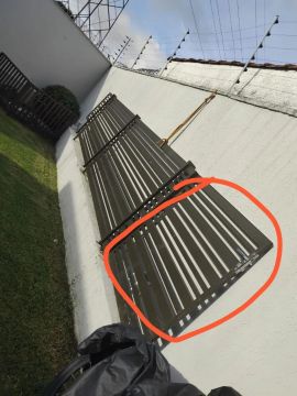 Grade de proteção para área externa