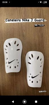 Caneleira Nike e Adidas - Futebol