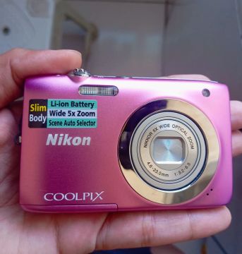 Câmera Nikon Coolpix Digital Rosa