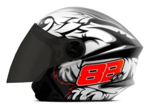Capacete aberto na promoção 