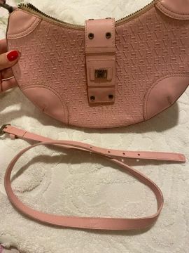 Bolsa VICTOR HUGO couro Rosa