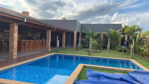 Rancho no condomínio Aldeia dos Lagos