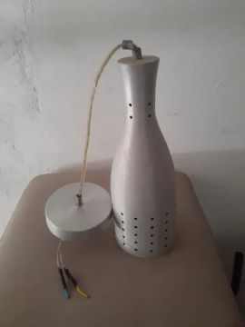 6 Luminárias/pendente em alumínio