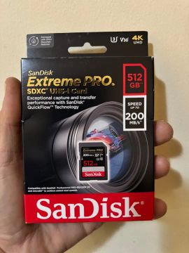 Cartão Memória Sandisk Extreme Pro Sd Xc 512gb Uhs-i 200mb/s