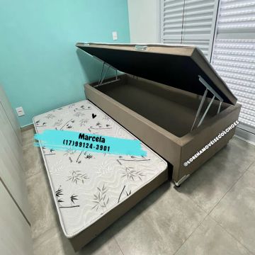 Box Baú Solteiro com auxiliar- Blindado 