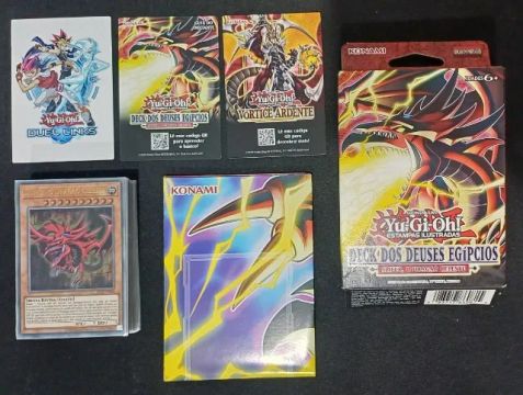 Deck de Yu-Gi-Oh! Deuses Egípcios Slifer o Dragão Celeste - ORIGINAL