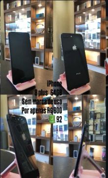 iPhone 8 Plus 64GB Sem Marca de Uso