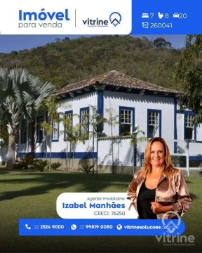 Fazenda com 7 dormitórios à venda, 260041 m² - Centro - Cantagalo/RJ