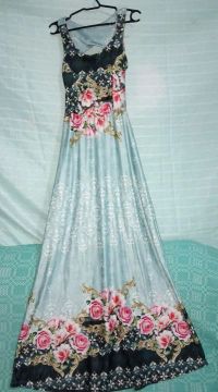 Vestido Longo Floral - Novo