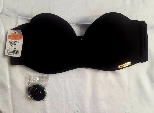 Sutiã Strapless Preto - Novo - Bella Sul