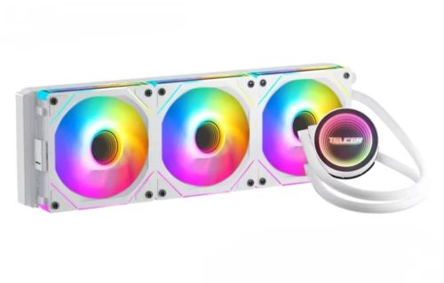 Water Cooler para CPU TEUCER 360mm Branco - Novo