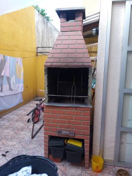 Churrasqueira de tijolos