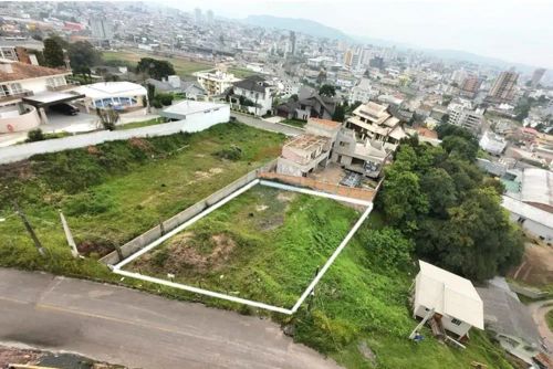 Terreno Plano de 652,6 m² em Frei Rogério, Lages, SC