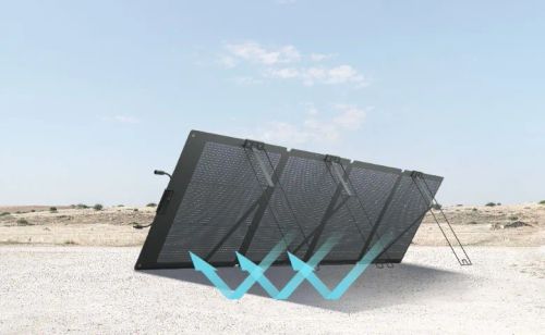 Placa Solar Painel Portátil Dobrável Ecoflow 220w