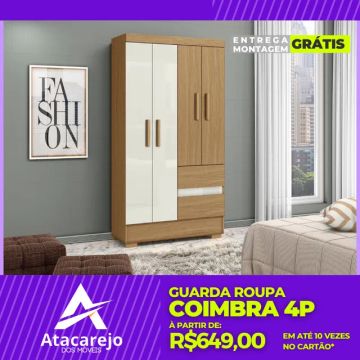 Guarda Roupa Solteiro Entrega e Montagem Grátis 