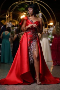Vestido de festa Vermelho 