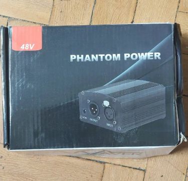 Phantom Power Usb Para Microfone Bm800 48 Volts P/ Note E Pc