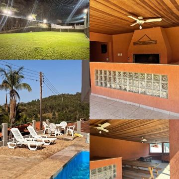 Casa de Temporada com Piscina e Churrasqueira
