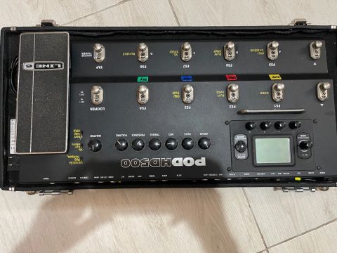 Pedal Multi-Efeitos Line 6 Pod HD500 + upgrade