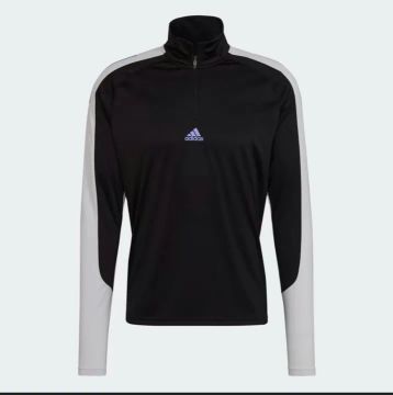 Camiseta Adidas Masculina Training- Preta com Detalhes Brancos