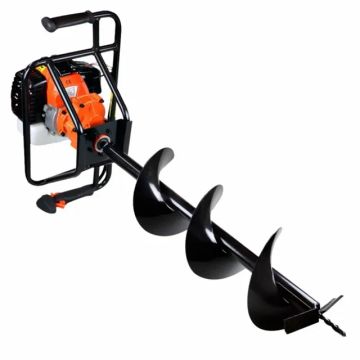PERFURADOR DE SOLO 2T 52cc 2,5HP COM BROCA 80x20cm VPS520 VULCAN TRENT