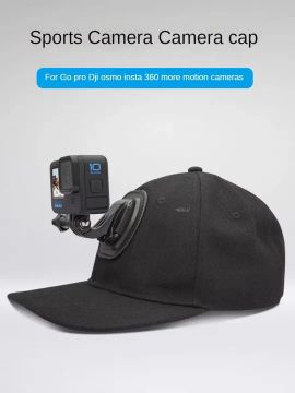 Chapéu Boné de sol de lona ajustável para gopro