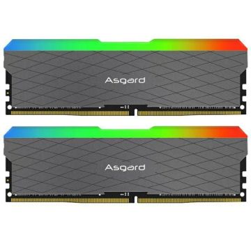 Memória RAM Asgard DDR4 com RGB - 3200Mhz - 16GB - 2x8GB - Novo/Lacrado