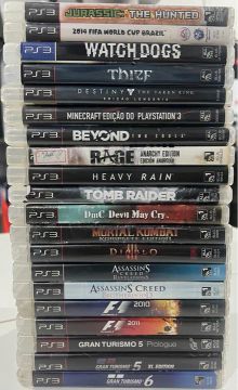 Lote 20 de Jogos PS3 