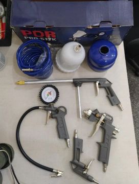 KIT ACESSÓRIOS PARA COMPRESSOR 5 PEÇAS - PDR