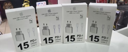 Carregador Apple 35W USB-C PD para iPhone e iPad - Novo
