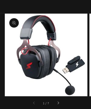 Headset gamer superframe widv2 wireless drivers de 50mm 7.1surround RGB USB C bluetooth