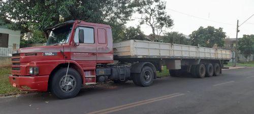 Caminhão Scania 112H -  1983 / carreta guerra 1991