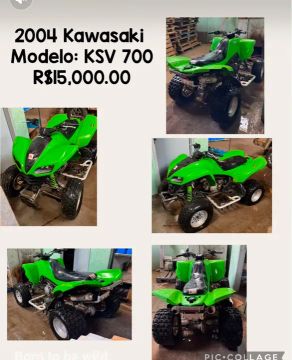 Kawasaki KSV 700 2004 - R$15.000,00