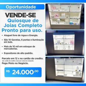 Quiosque de Joias completo pronto para uso