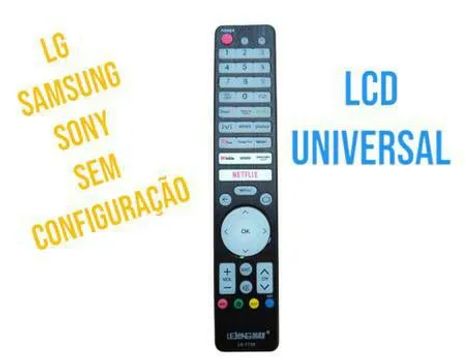 Controle Remoto Universal para Smartv TV LED LCD Novo lacrado 