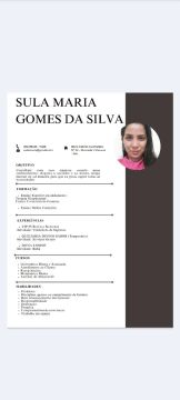 Busco vaga de trabalho 