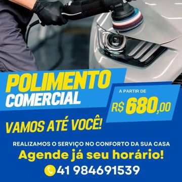 Polimento Comercial Automotivo! Agende já seu horário!