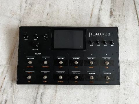 Pedal de Loop Headrush Looperboard com Tela Touch e Efeitos Integrados, como novo
