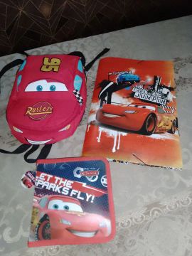 Mochila Carros - Infantil - Vermelha