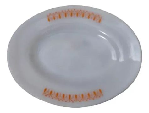 Travessa Colorex Termo Rey Oval Gravatinha 31x24cm #av (Usado)