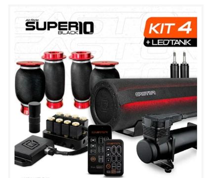 Kit de Suspensão a Ar Air Ride Superior 10 Black