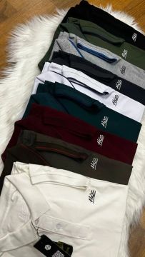 Kit 10 Camisetas Polos Masculinas - His - Diversas Cores