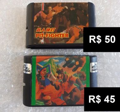 [Londrina-PR. ML e Shopee e ML] Cartuchos para o Mega Drive a partir de R$45
